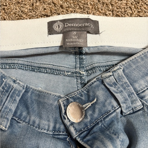 Democracy Light Blue Straight Leg Jeans - Picture 5 of 5